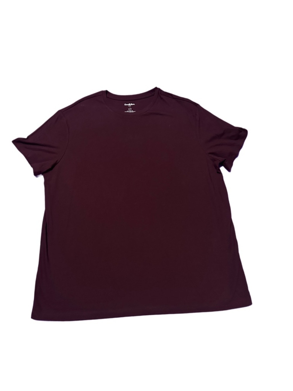 Goodfellow & Co Short Sleeve Crew Tee in Burgundy Plum